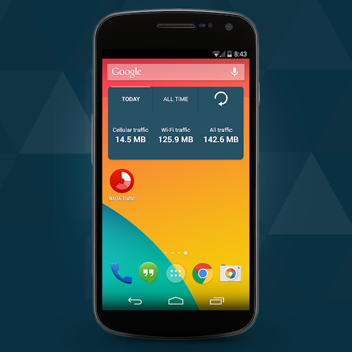 【免費通訊App】WADA WiFi 3G /4G Traffic meter-APP點子