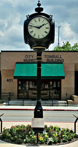 Tomball City Hall Clock