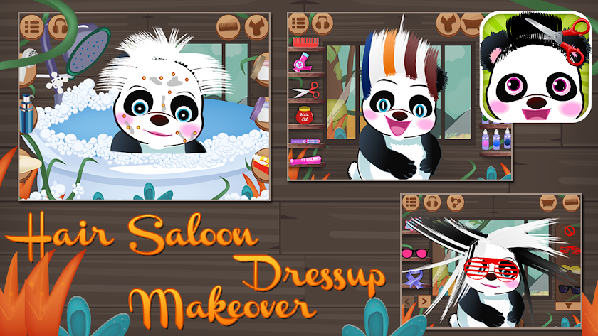 Panda Hair Saloon Screen 1