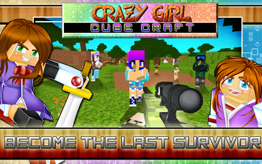 【免費冒險App】Crazy Girl Cube Craft-APP點子