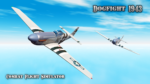 Android application Dogfight 1943 Flight Sim 3D+ screenshort