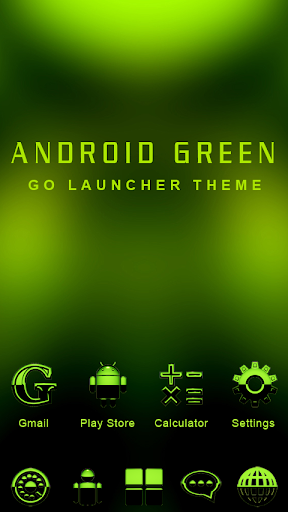 GO Theme Android Green