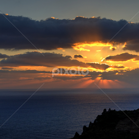 The Sunrise at Seongsan Ilchulbong by Rozaitonisah Razali - Landscapes Sunsets & Sunrises