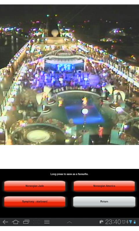 Cruiseship Cams Screen 3