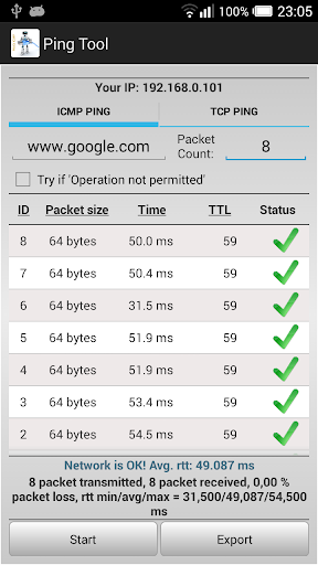 Ping ICMP