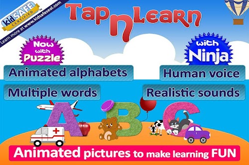 Android application ABC for kids,animated alphabet screenshort