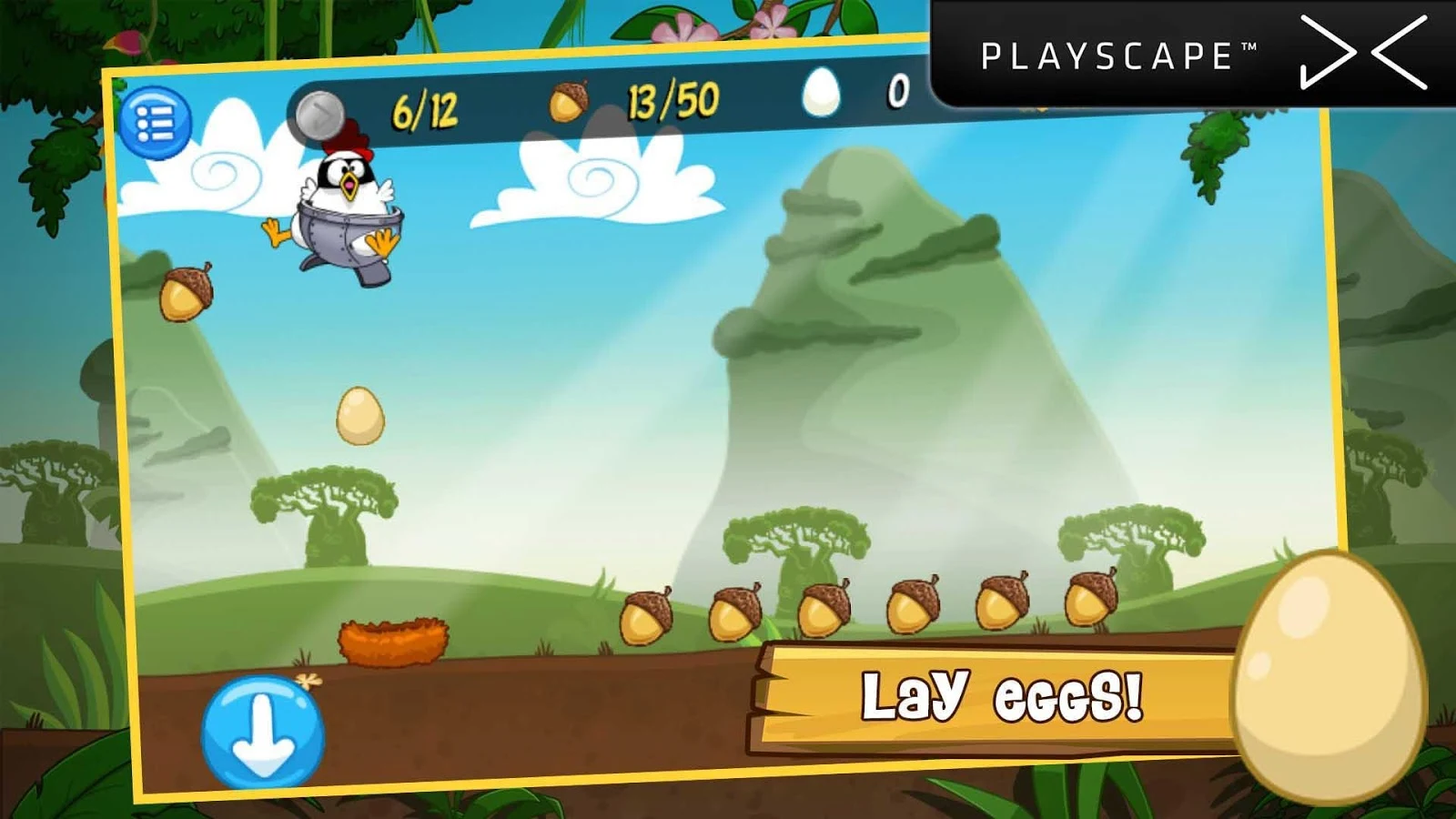 Ninja Chicken Adventure Island - screenshot