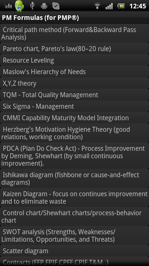 PM Formulas (for PMP® exam)pro Screen 3