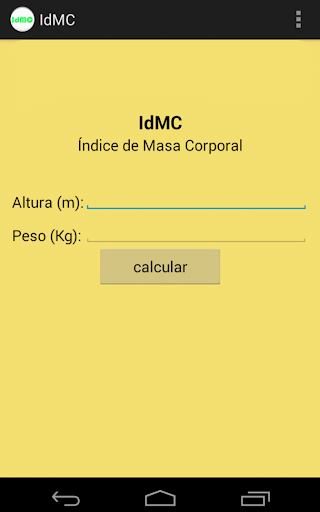 IdMC - Indice de Masa Corporal