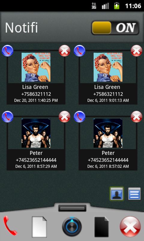 Missed Call - screenshot