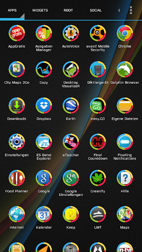 【免費個人化App】The Droid Effect icon theme 1-APP點子