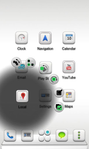 Pure Next Launcher 3D Theme