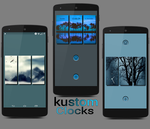 Kustom clocks for KLWP