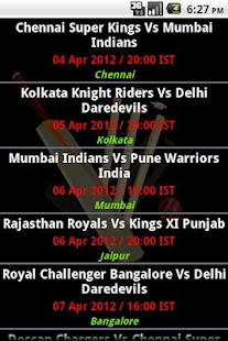How to get T20League TimeTable 2012 1.0 apk for pc