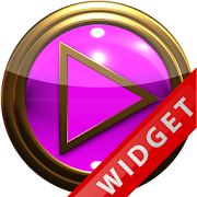 Poweramp Widget Pink Gold