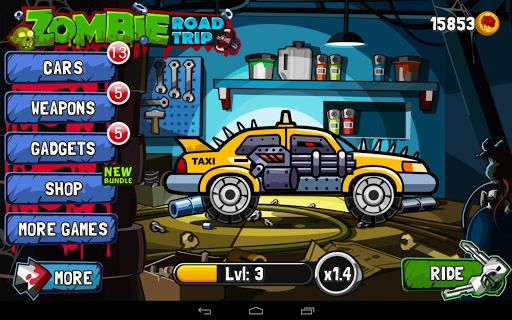 Zombie Road Trip (Mod Money)