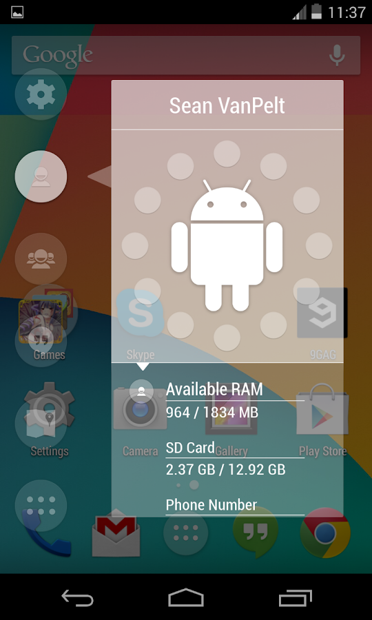 SAO KitKat Theme - screenshot