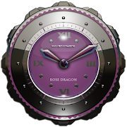 Dragon Clock Widget rose