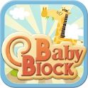 Baby puzzle block logo