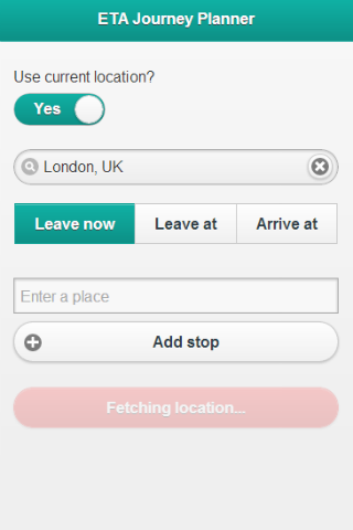 ETA Journey Planner