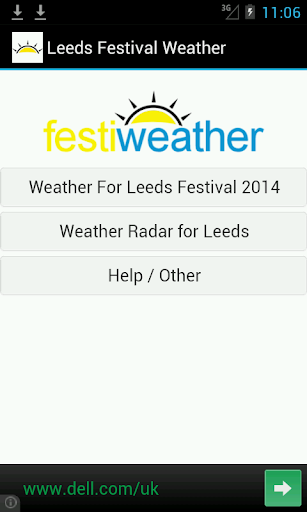 Leeds Festival Weather