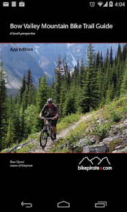 Android application Bow Valley Mountain Bike Guide screenshot