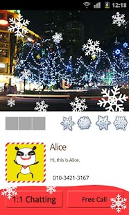 Free Download Kakao Talk Theme]Pandi's X-mas APK