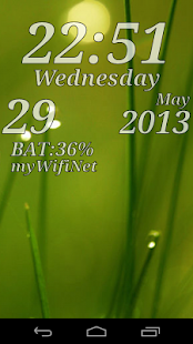 DIGI Clock Live Wallpaper(圖2)-速報App