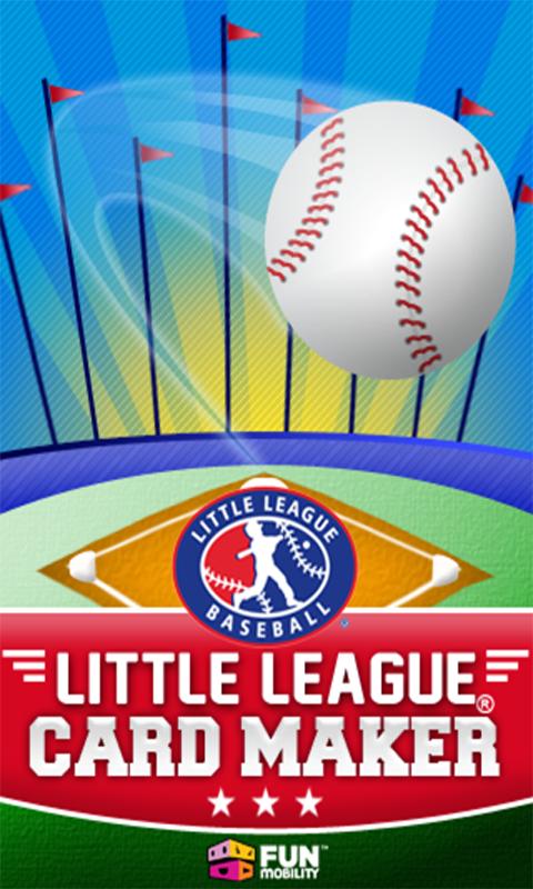 Little League® Card Maker Screen 1