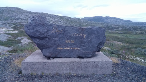 Memorial Stone On The Boarder