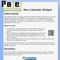 Max Calendar Widget icon
