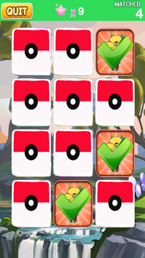 Memory Match Game Pokemon