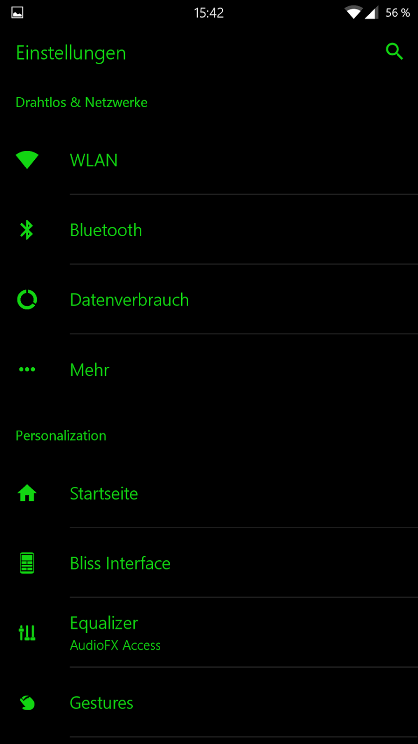 Urban Green full cm12 theme Screen 3