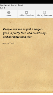 Lastest Quotes of Aaron Tveit APK for Android