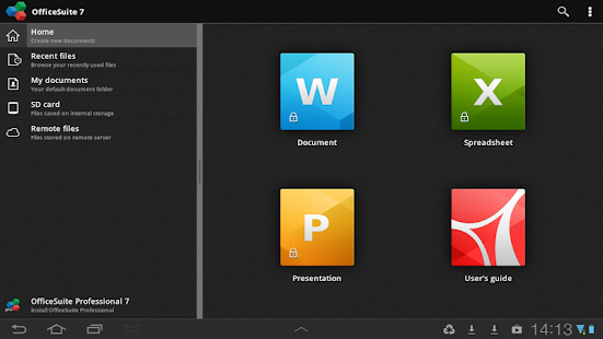 OfficeSuite 7 (PDF & HD) - screenshot thumbnail