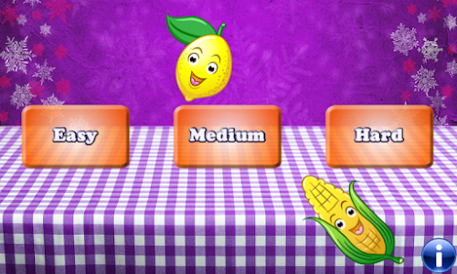 Android application Fruit, Vegetables for Toddlers screenshort