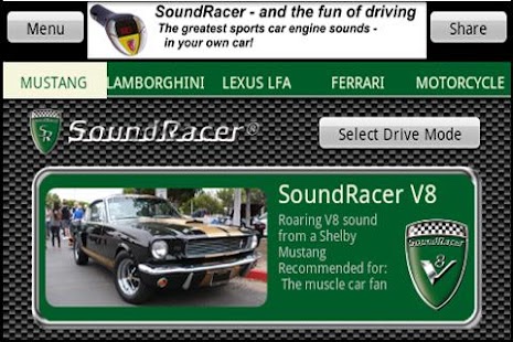 SoundRacer FREE Car Sounds