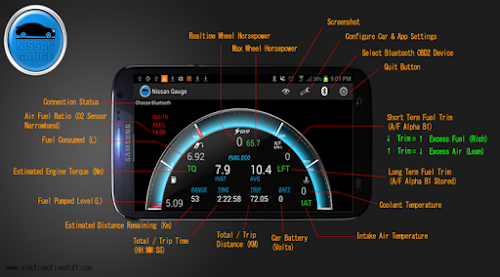 Android application Nissan Gauge Pro screenshort