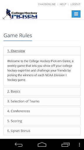 【免費體育競技App】Fantasy College Hockey Pickem-APP點子