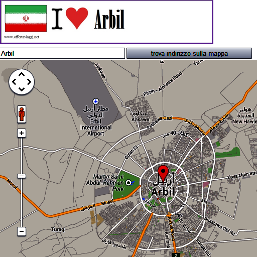 Arbil map