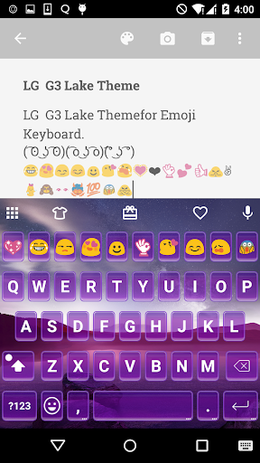 【免費個人化App】Purple Skin Emoji Keyboard-APP點子