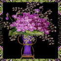 Purple Vase Live wallpaper