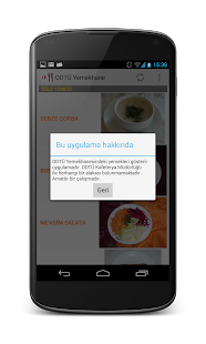 ODTÜ Yemekhane Screenshots 1