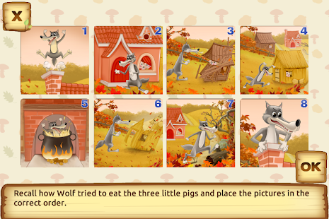 Three Little Pigs - Fairy Tale with Games(圖5)-速報App