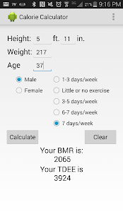 Free Download Calorie Calculator 2.0 APK for Android