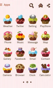 免費下載個人化APP|Cupcakes GO Launcher Theme app開箱文|APP開箱王