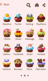 Cupcakes GO Launcher Theme(圖2)-速報App