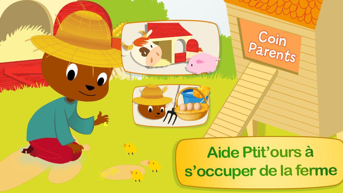 Android application Lil’Bear on the farm screenshort