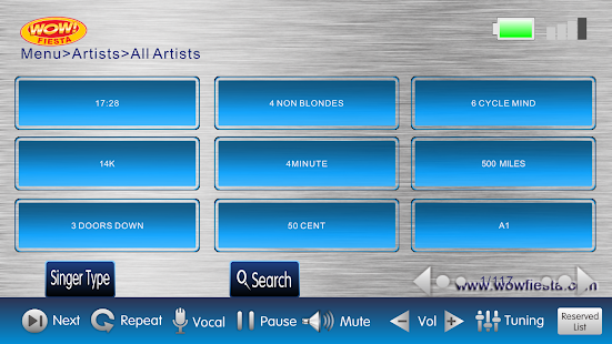 WOW! Fiesta Remote & Song Book Screenshots 2