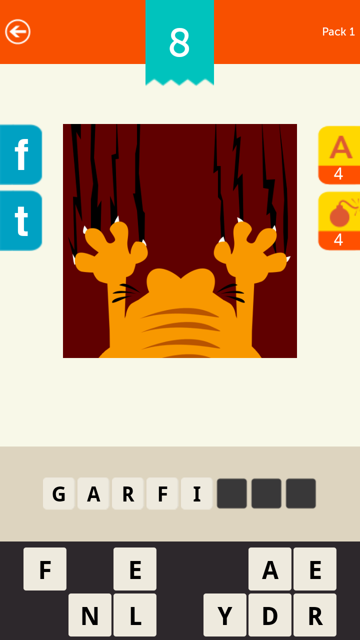 Guess the Character! Logo Quiz Screen 3